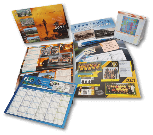 Impression de calendriers